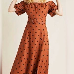 Maeve by anthropology maxi dress